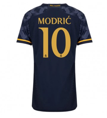 Lacne Ženy Futbalové dres Real Madrid Luka Modric #10 2023-24 Krátky Rukáv - Preč